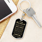 To My Husband Keychain - I Gave My Heart To You