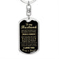 To My Husband Keychain - I Gave My Heart To You