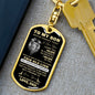 To My Son Keychain - This Old Lion Love You