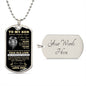 To My Son Pendant - This Old Lion