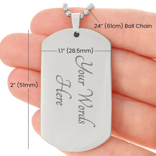 Personalized Custom Dog Tag with Your Pet Photo